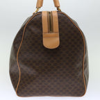 CELINE Macadam Canvas Boston Bag PVC Brown 11832