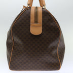CELINE Macadam Canvas Boston Bag PVC Brown 11832