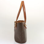 CELINE Macadam Canvas Tote Bag PVC Brown Auth yk11933