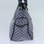 CELINE Macadam Canvas Boogie bag Hand Bag Navy 11950