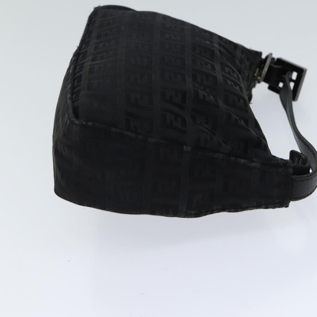 FENDI Zucchino Canvas Hand Bag Blackyk11960