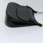 CELINE Shoulder Bag Leather Black 11965