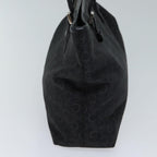 CELINE C Macadam Canvas Tote Bag Black 11974