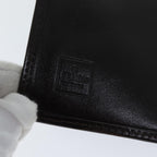 FENDI Zucca Canvas Wallet Black Brownyk12033