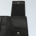 FENDI Zucca Canvas Wallet Black Brownyk12033