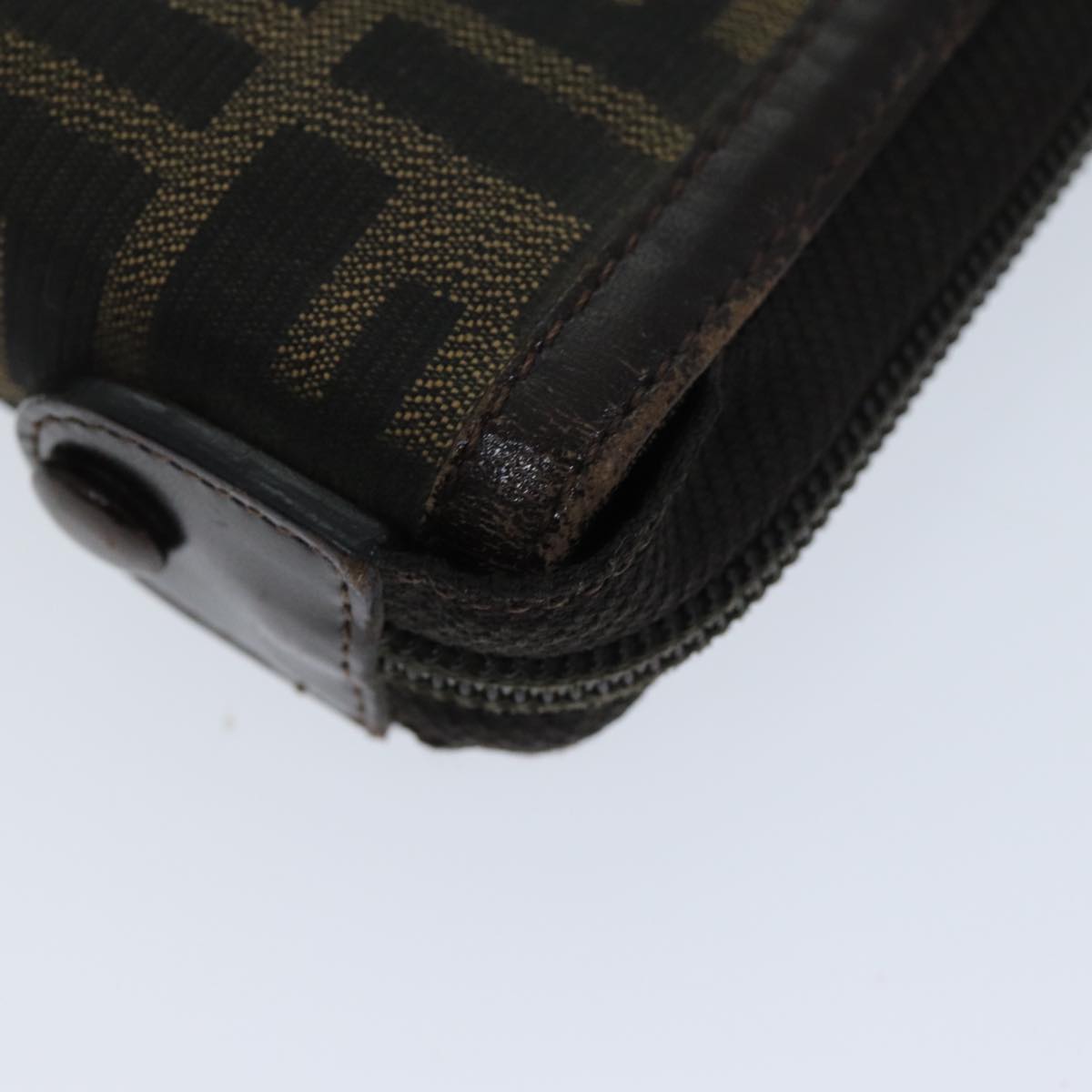 FENDI Zucca Canvas Day Planner Cover Brown Blackyk12048