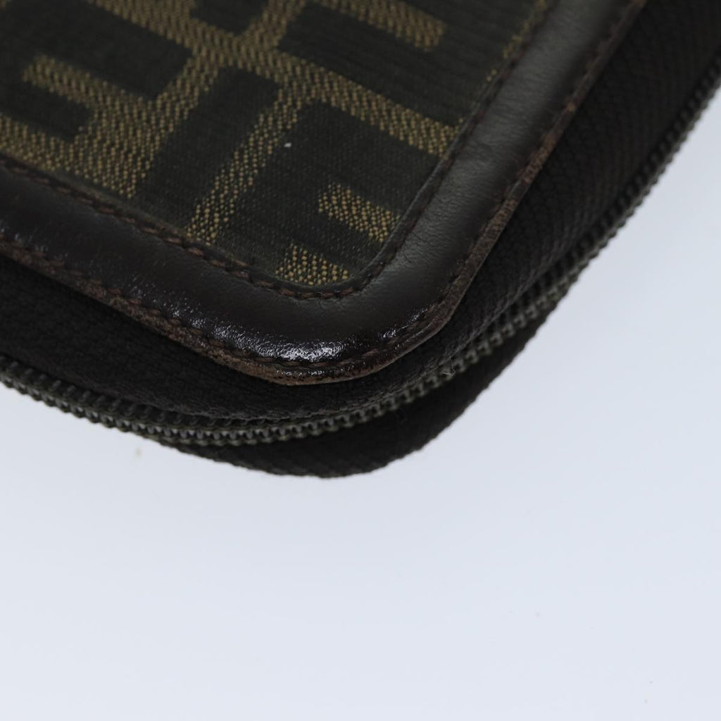FENDI Zucca Canvas Day Planner Cover Brown Blackyk12048