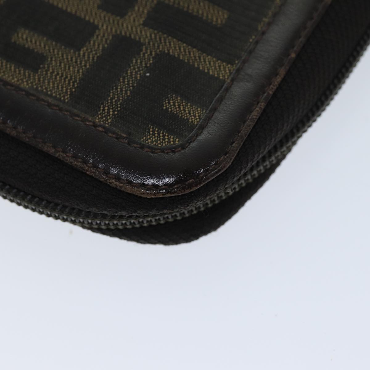 FENDI Zucca Canvas Day Planner Cover Brown Blackyk12048