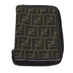 FENDI Zucca Canvas Day Planner Cover Brown Blackyk12048