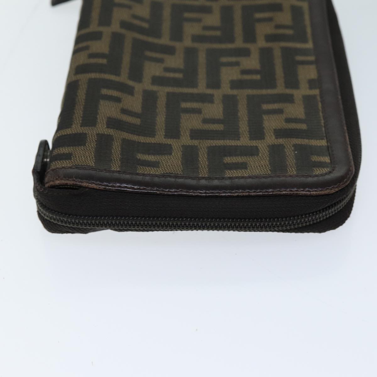 FENDI Zucca Canvas Day Planner Cover Brown Blackyk12048