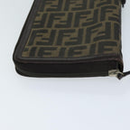 FENDI Zucca Canvas Day Planner Cover Brown Blackyk12048