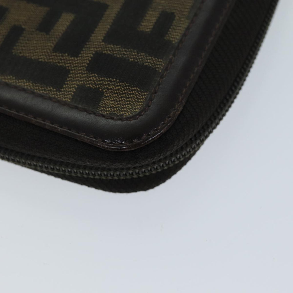 FENDI Zucca Canvas Day Planner Cover Brown Blackyk12048