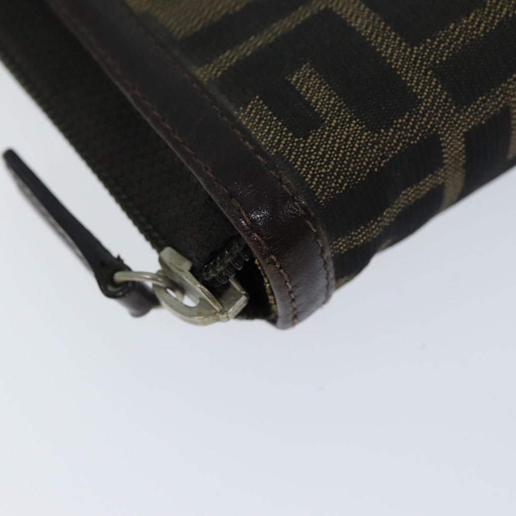FENDI Zucca Canvas Day Planner Cover Brown Blackyk12048