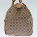 CELINE Macadam Canvas Boston Bag Beige 12053