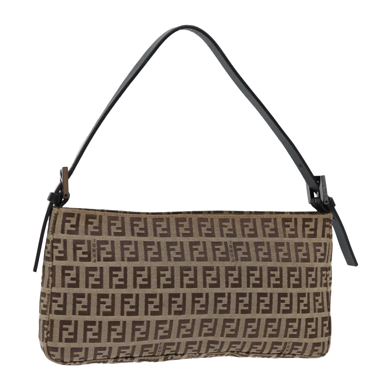 FENDI Zucchino Canvas Hand Bag Beigeyk12057