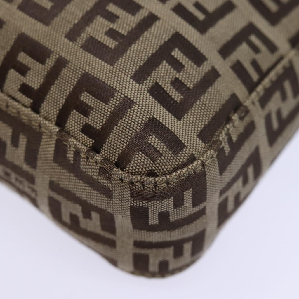 FENDI Zucchino Canvas Hand Bag Beigeyk12057