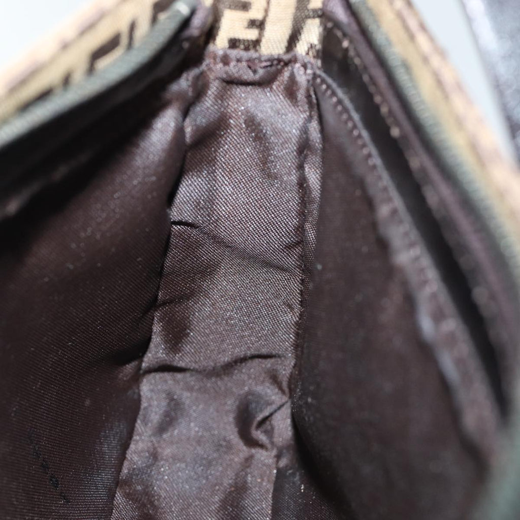 FENDI Zucchino Canvas Hand Bag Beigeyk12057