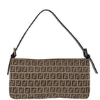 FENDI Zucchino Canvas Hand Bag Beigeyk12057