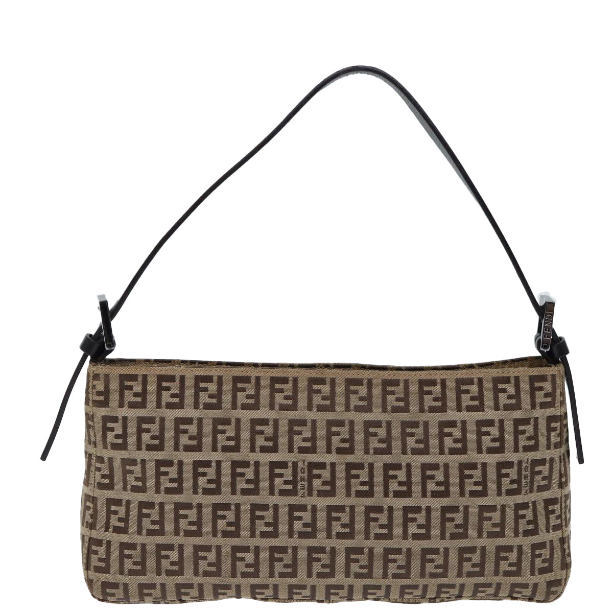 FENDI Zucchino Canvas Hand Bag Beigeyk12057