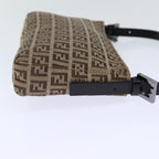 FENDI Zucchino Canvas Hand Bag Beigeyk12057