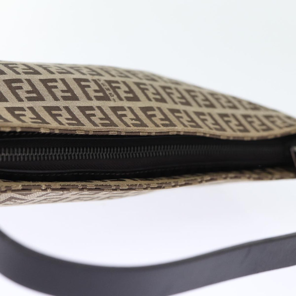 FENDI Zucchino Canvas Hand Bag Beigeyk12057