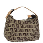 FENDI Zucchino Canvas Hand Bag Beigeyk12110