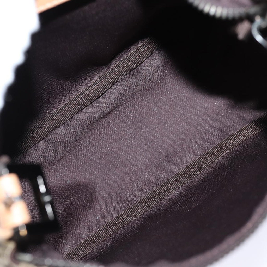 FENDI Zucchino Canvas Hand Bag Beigeyk12110