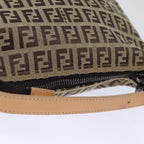 FENDI Zucchino Canvas Hand Bag Beigeyk12110
