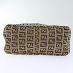 FENDI Zucchino Canvas Hand Bag Beigeyk12110