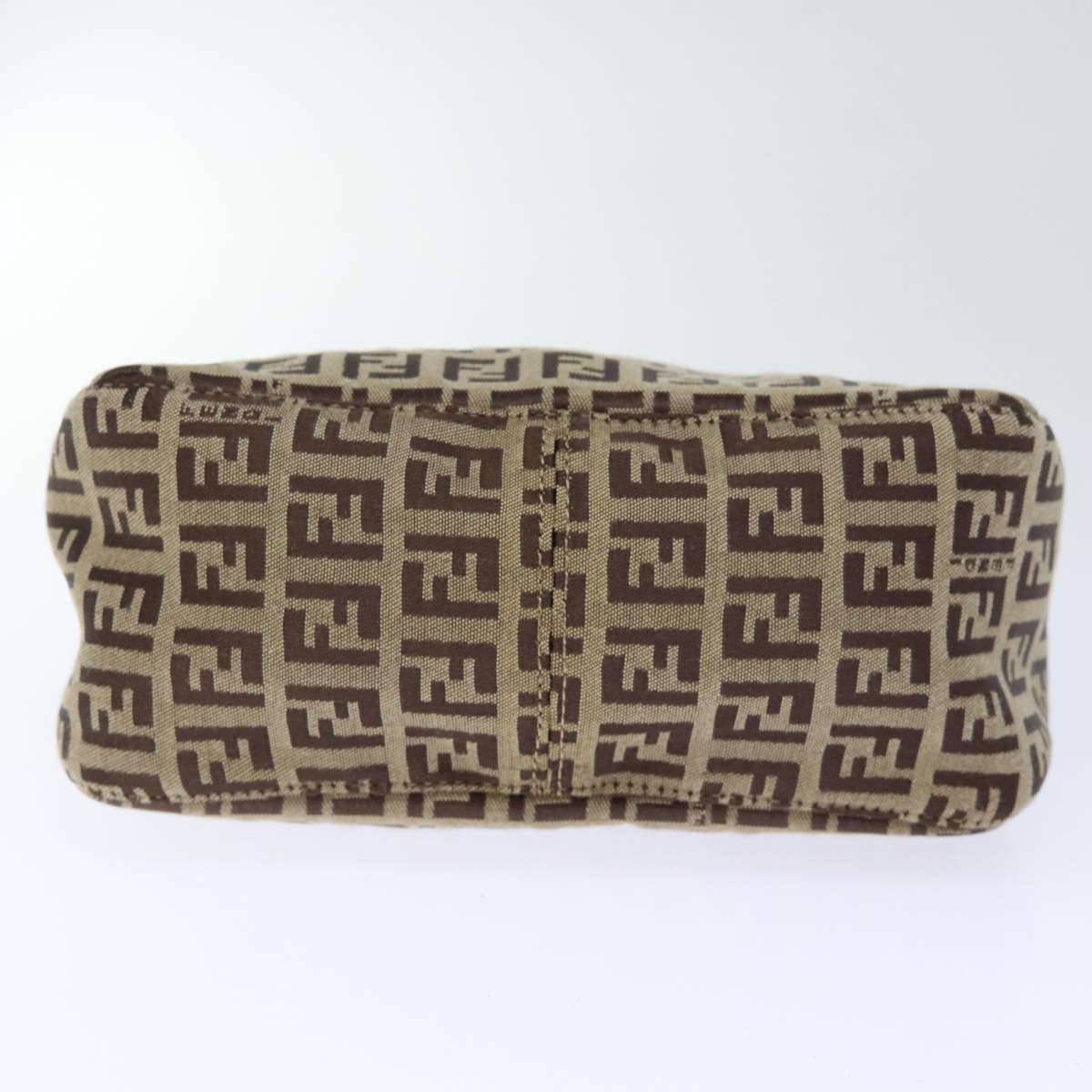 FENDI Zucchino Canvas Hand Bag Beigeyk12110