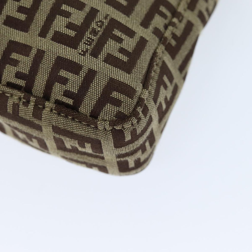 FENDI Zucchino Canvas Hand Bag Beigeyk12117
