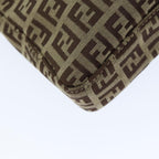 FENDI Zucchino Canvas Hand Bag Beigeyk12117