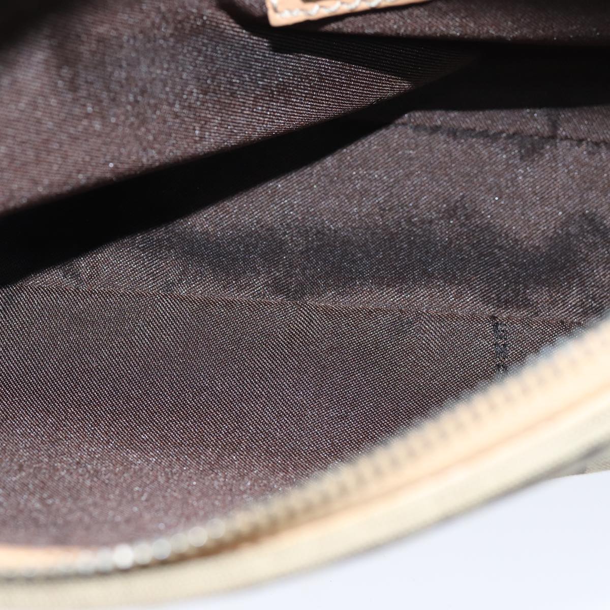 FENDI Zucchino Canvas Hand Bag Beigeyk12117