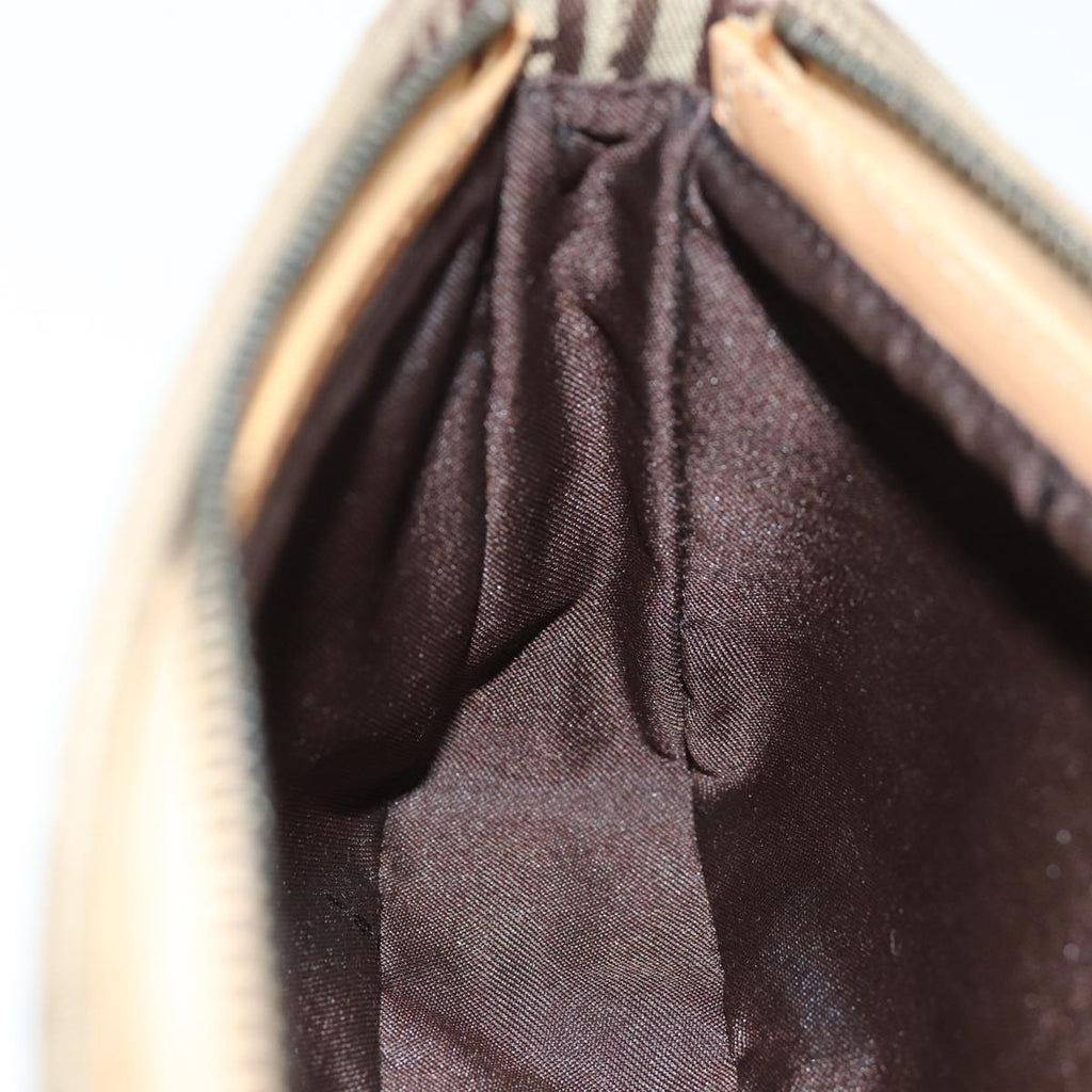 FENDI Zucchino Canvas Hand Bag Beigeyk12117