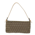 FENDI Zucchino Canvas Hand Bag Beigeyk12117