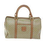 CELINE Macadam Canvas Boston Bag Beige 12162