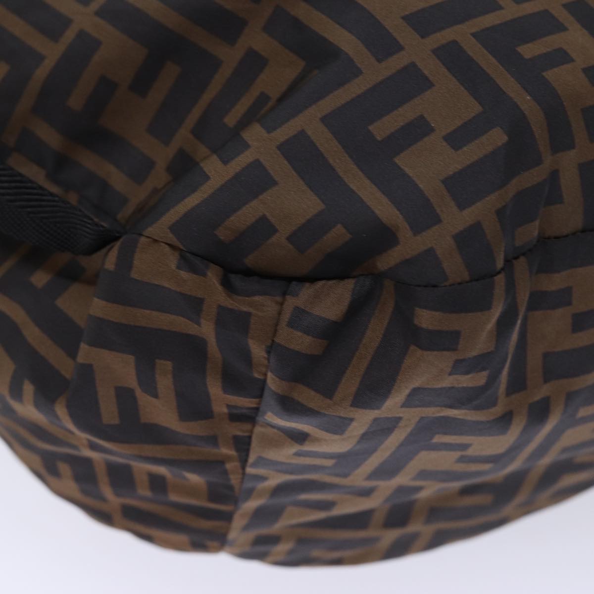 FENDI Zucca Canvas Backpack Nylon Brown Blackyk12282