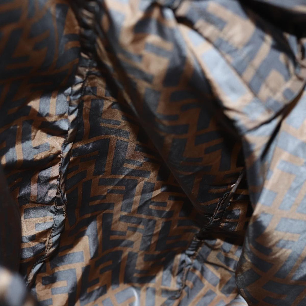 FENDI Zucca Canvas Backpack Nylon Brown Blackyk12282