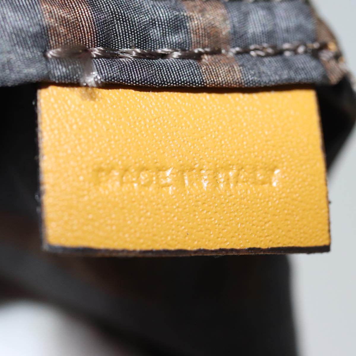 FENDI Zucca Canvas Backpack Nylon Brown Blackyk12282