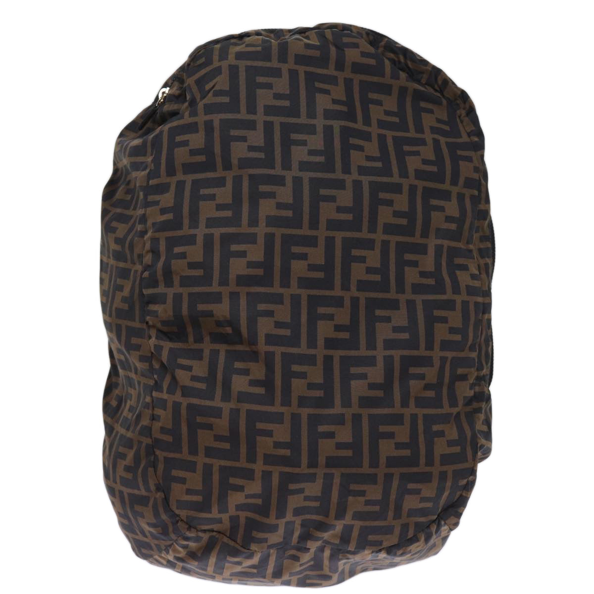 FENDI Zucca Canvas Backpack Nylon Brown Blackyk12282