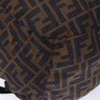 FENDI Zucca Canvas Backpack Nylon Brown Blackyk12282