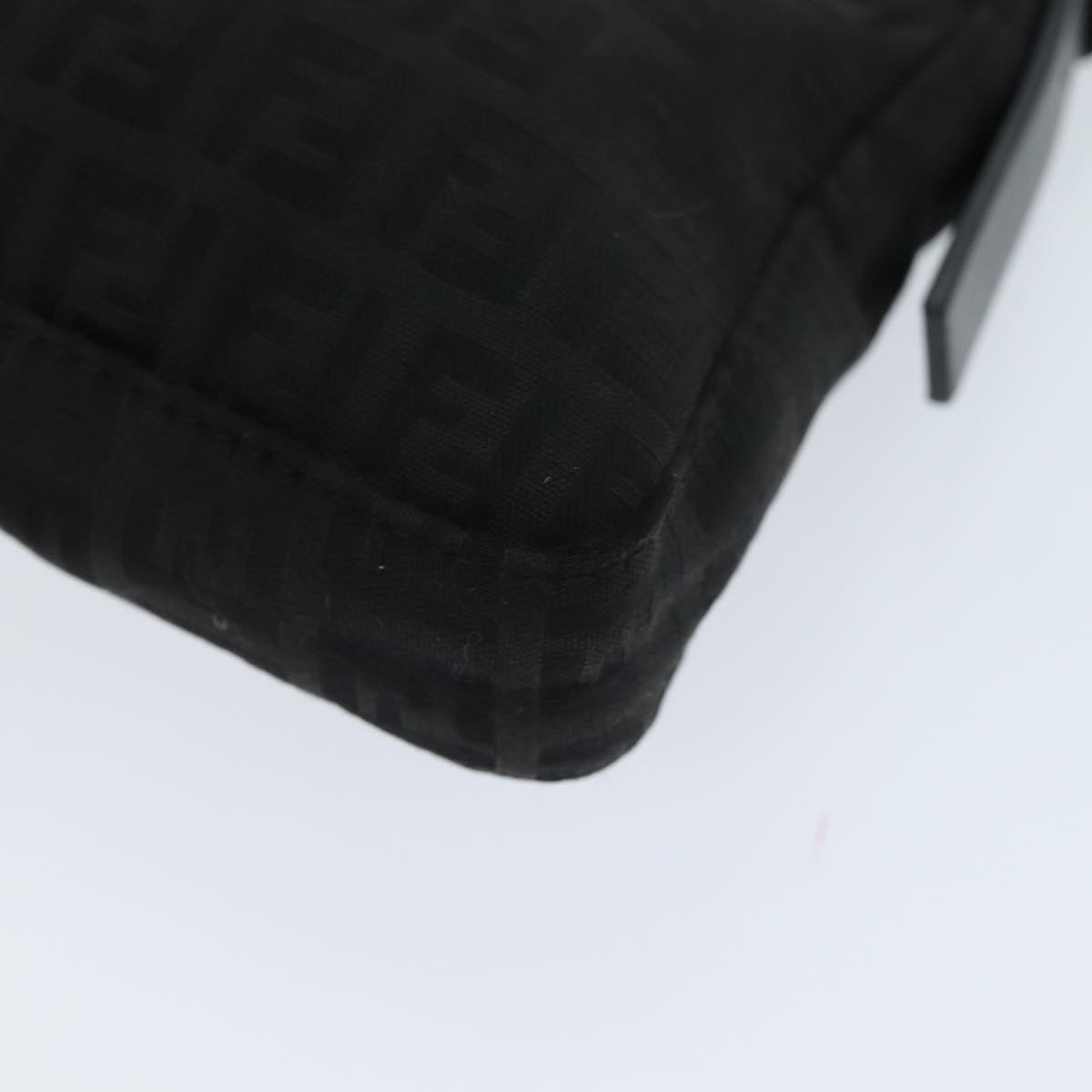 FENDI Zucchino Canvas Hand Bag Blackyk12317