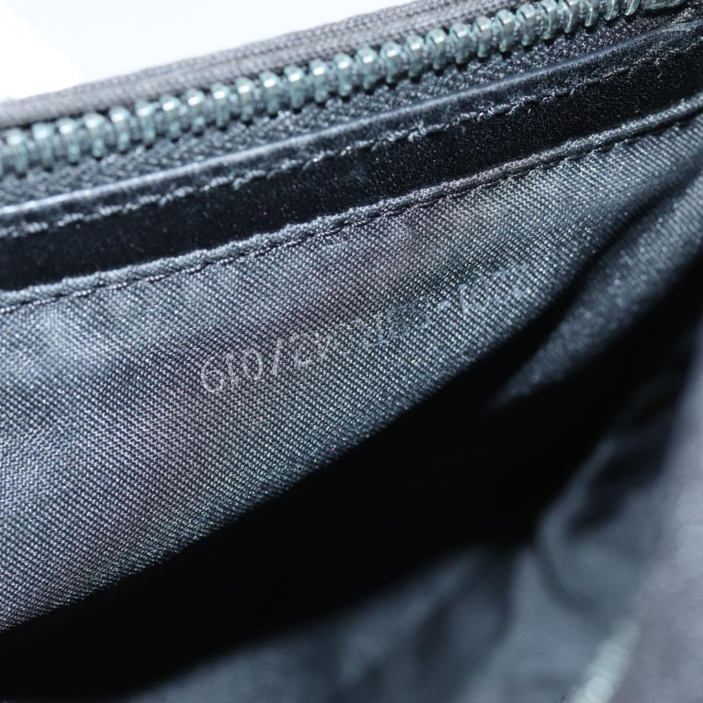 FENDI Zucchino Canvas Hand Bag Blackyk12317