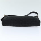 FENDI Zucchino Canvas Hand Bag Blackyk12317