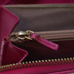 FENDI Zucca Canvas Long Wallet Black Brownyk12323