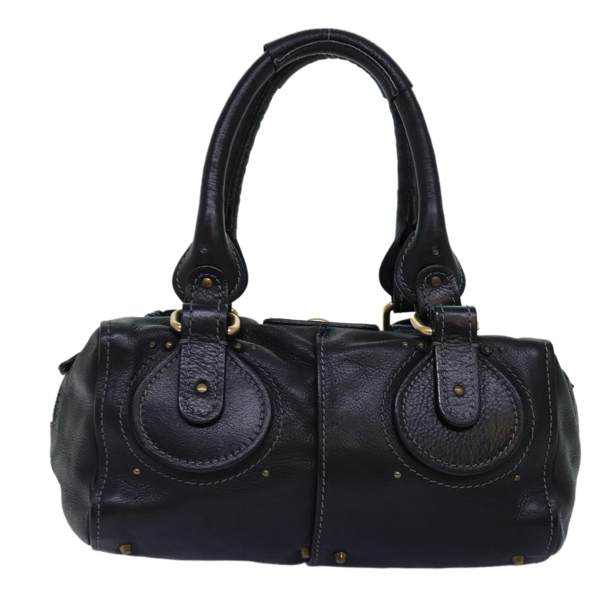 Chloe Paddington Shoulder Bag Leather Black yk12335