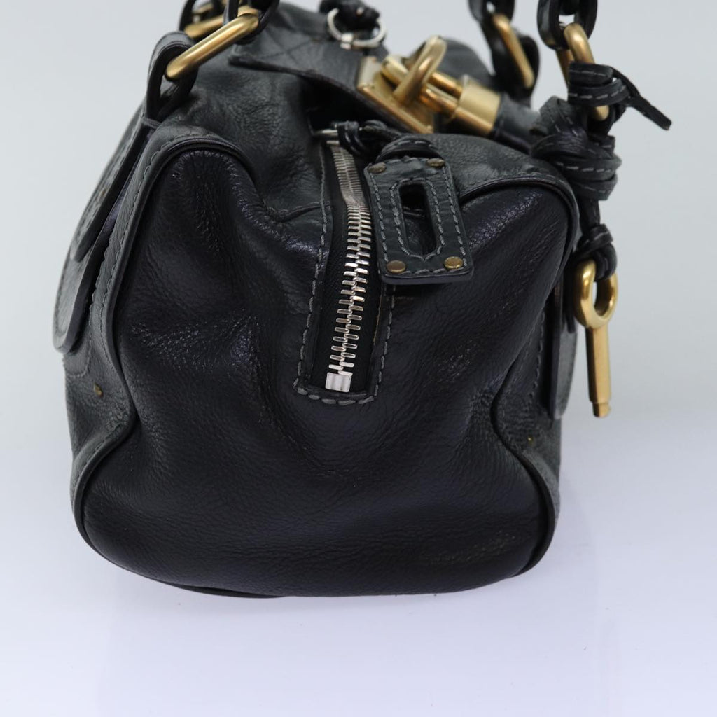 Chloe Paddington Shoulder Bag Leather Black yk12335
