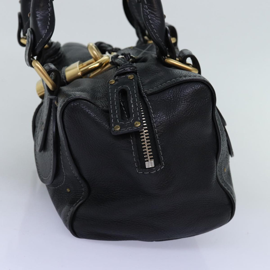 Chloe Paddington Shoulder Bag Leather Black yk12335