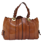 Chloe Tote Bag Leather Brown yk12336