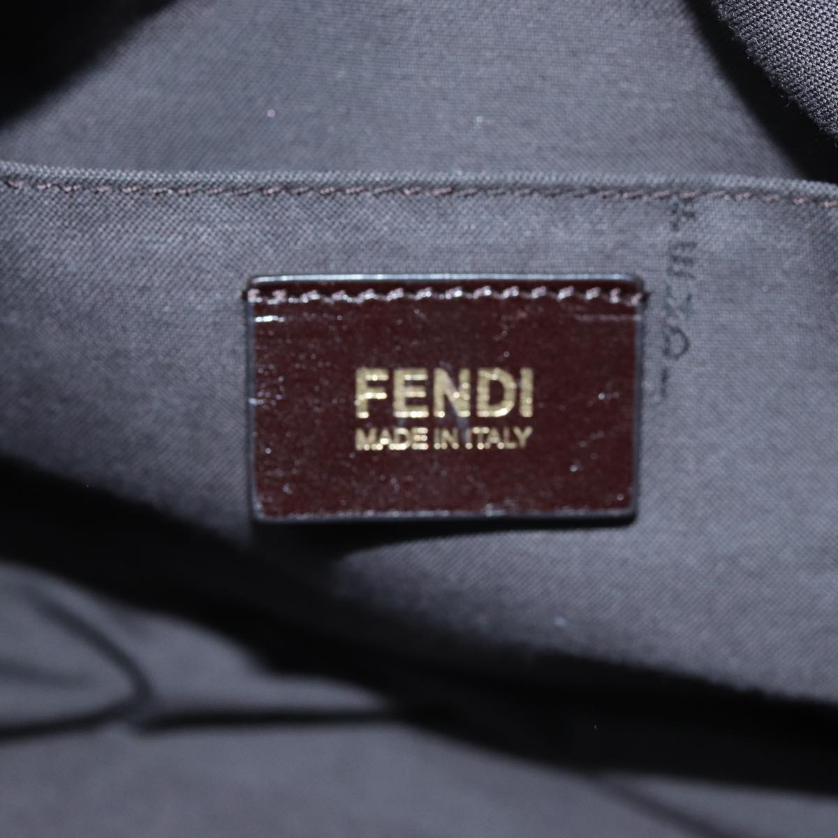 FENDI Tote Bag Leather Blueyk12353